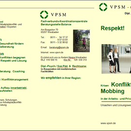 Mobbingberatung VPSM e.V. in Wiesbaden