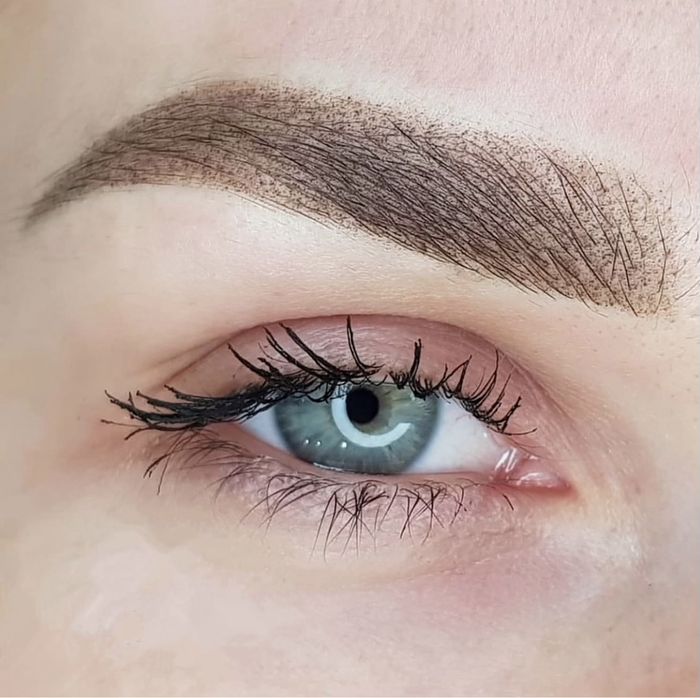Augenbrauen Permanent Make-Up Ombre-Technik 