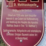 St. Matthiaskapelle in Kobern-Gondorf