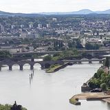 Balduinbrücke - Alte Moselbrücke in Koblenz am Rhein