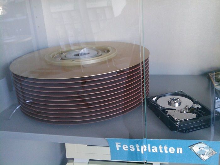 alte Computer Festplatten