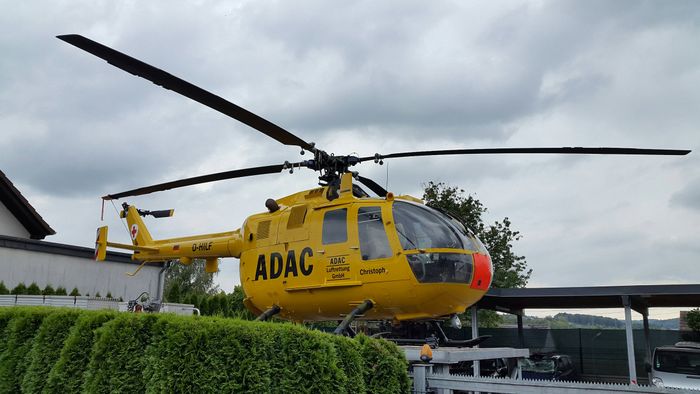 Ausgemusterter ADAC Hubschrauber