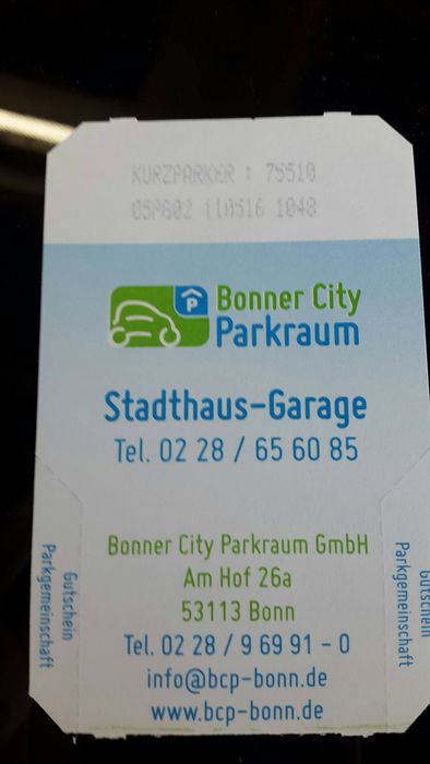 Nutzerbilder Bonner City Parkraum GmbH