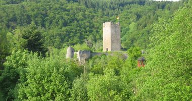 Niederburg Manderscheid Eifelverein e. V. Düren in Niedermanderscheid Gemeinde Manderscheid in der Eifel