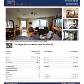 Verfügbar/Wohnung: Toplage mit fantastischem Ausblick in Arnsberg!

Weitere Infos: https://maklerinmuenster.de/immobilien/#/immo/SW001605