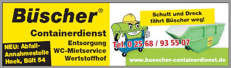 Bild 3 Büscher Containerdienst & Toilettenmietservice GmbH & Co. KG in Heek