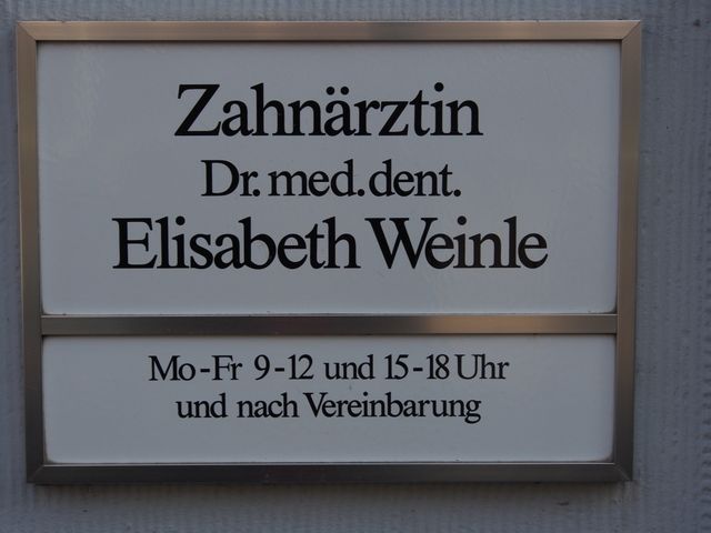 Weinle, Elisabeth Dr.med.dent.