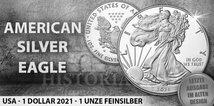 Silbermünze American Silver Eagle