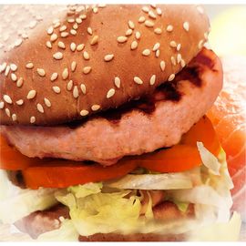 Lachs-Burger