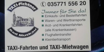 Taxi - Fichtner in Bad Muskau