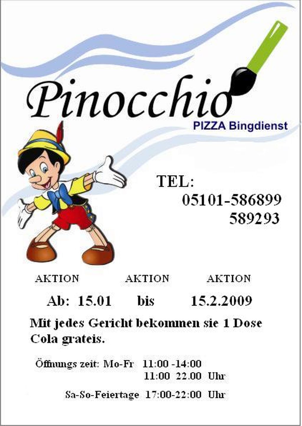 Nutzerfoto 16 Pinocchio Pizzabringdienst
