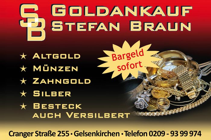 Gold und Silber Ankauf Stefan Braun, Edelmetallhandel.