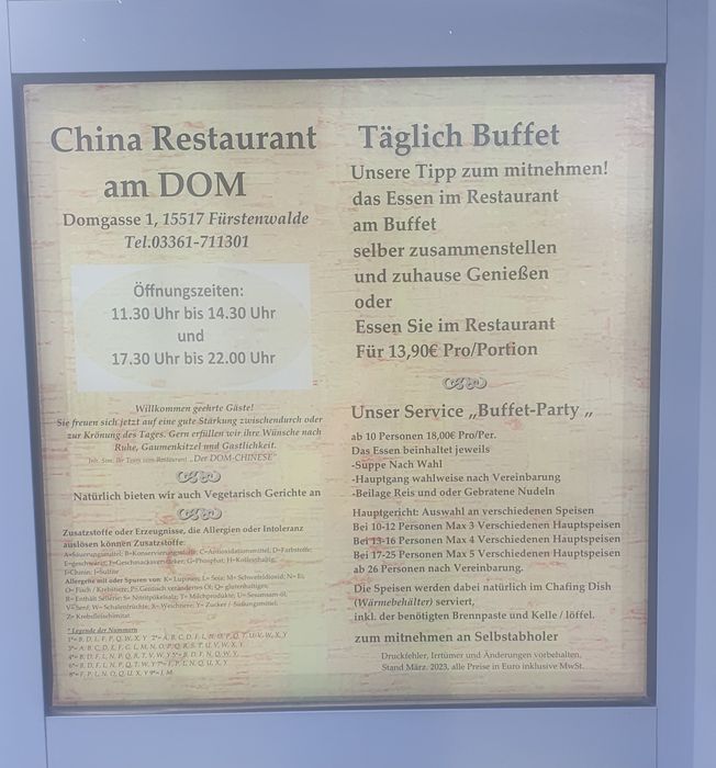 Täglich Buffet 