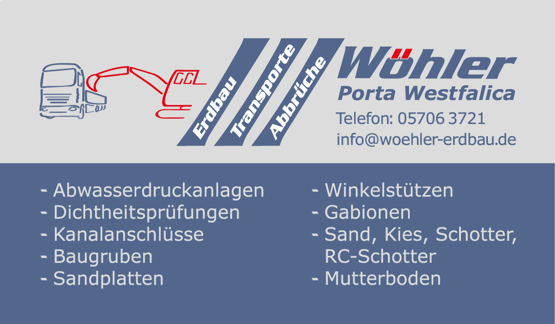 Bild 2 Wöhler Erdbau und Transporte GmbH in Porta Westfalica
