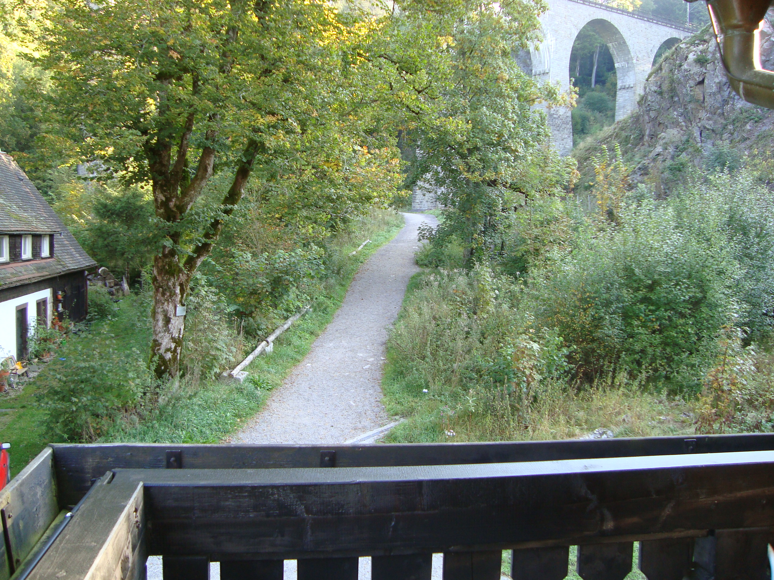 Blick von unseren Balkon