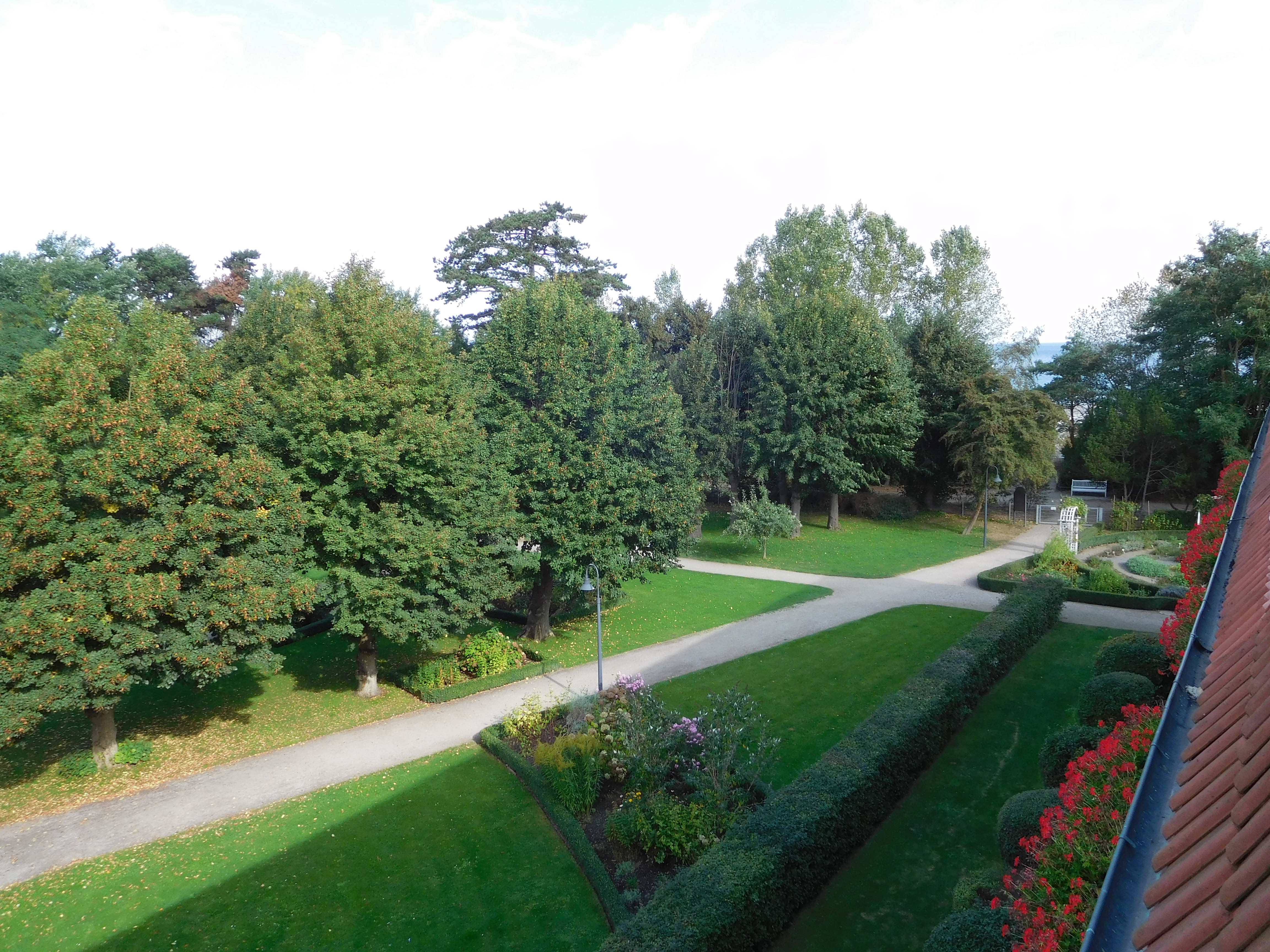 Blick aus dem Zimmer Richtung Ostsee