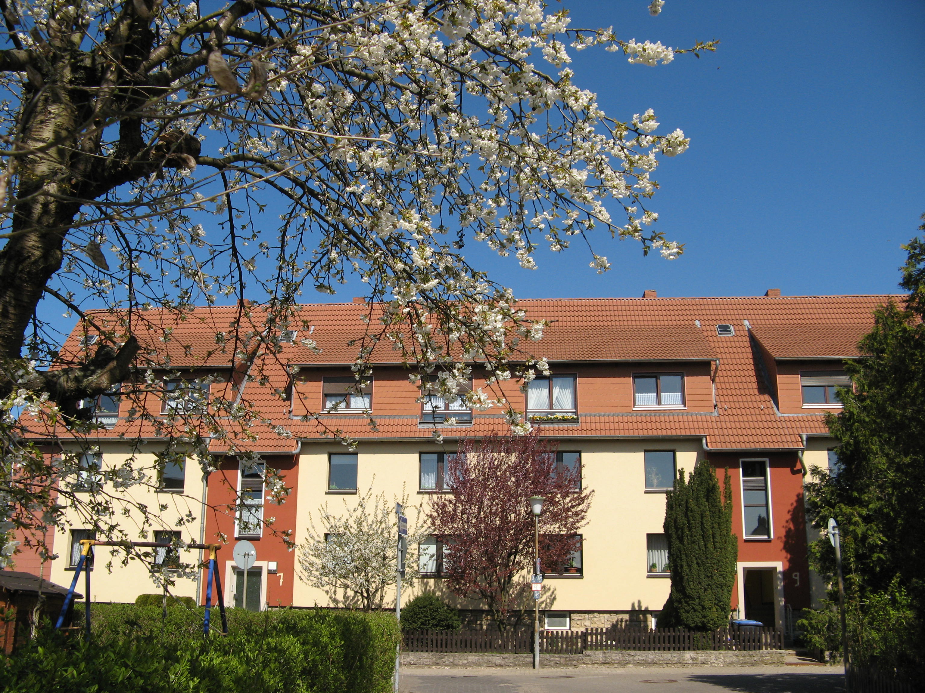 Mietwohnungen der Wohnstatt Wolfenbüttel Baugesellschaft mbH im Elmweg, Wolfenbüttel