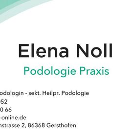 Noll Elena Med. Fußplege-Podologische Praxis in Gersthofen