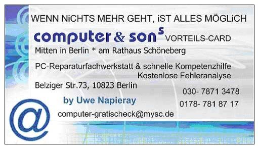 computer & son`s by uwe napieray