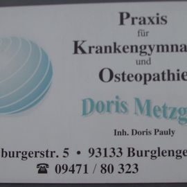 Praxis für Krankengymnastik Doris Metzger in Burglengenfeld