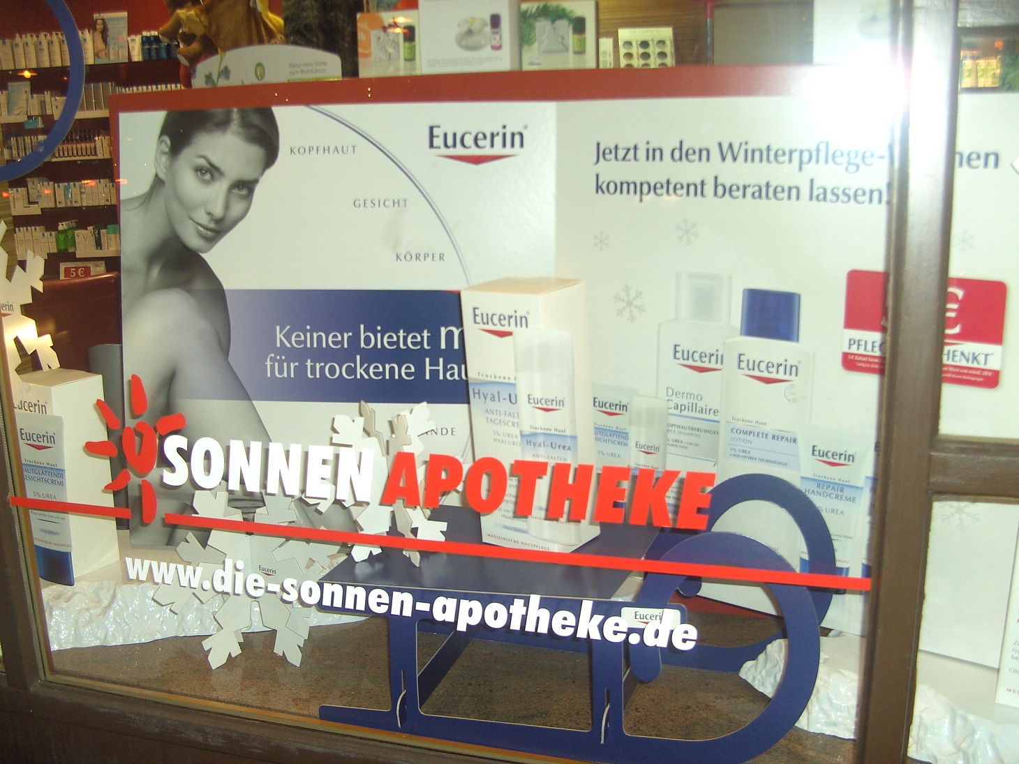 Schaufensterwerbung