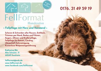 Logo von Hundesalon FellFormat in Ilvesheim