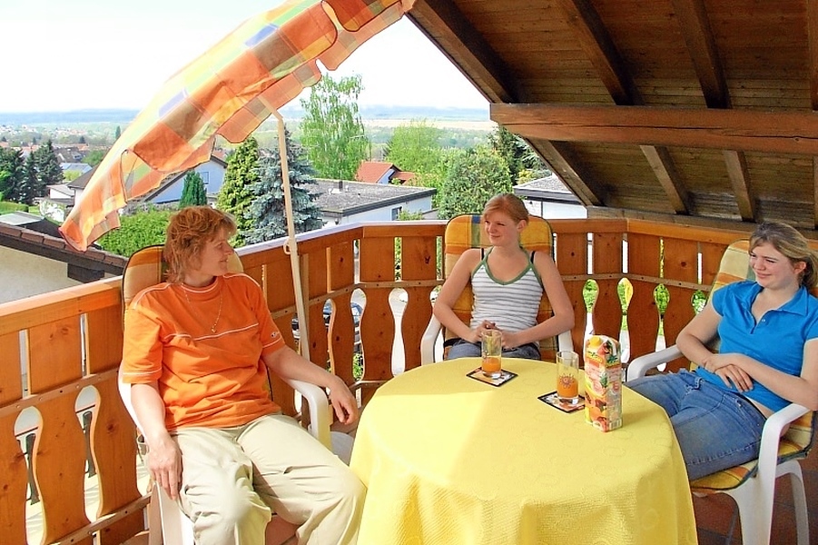 Terrasse grosse Ferienwohnung