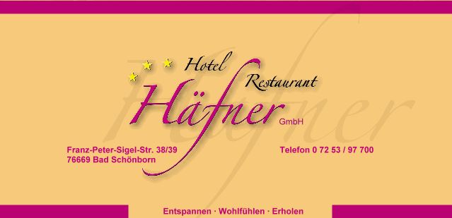 Bild 1 Hotel-Häfner GmbH in Bad Schönborn