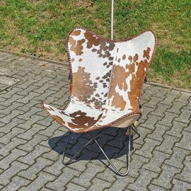 Design Sessel in echtem Leder.. Ein Hingucker