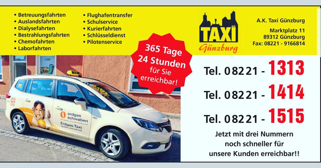 Nutzerfoto 3 Taxi Günzburg Inh. Burak Murat