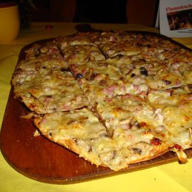 Flammkuchen im Ungewitter