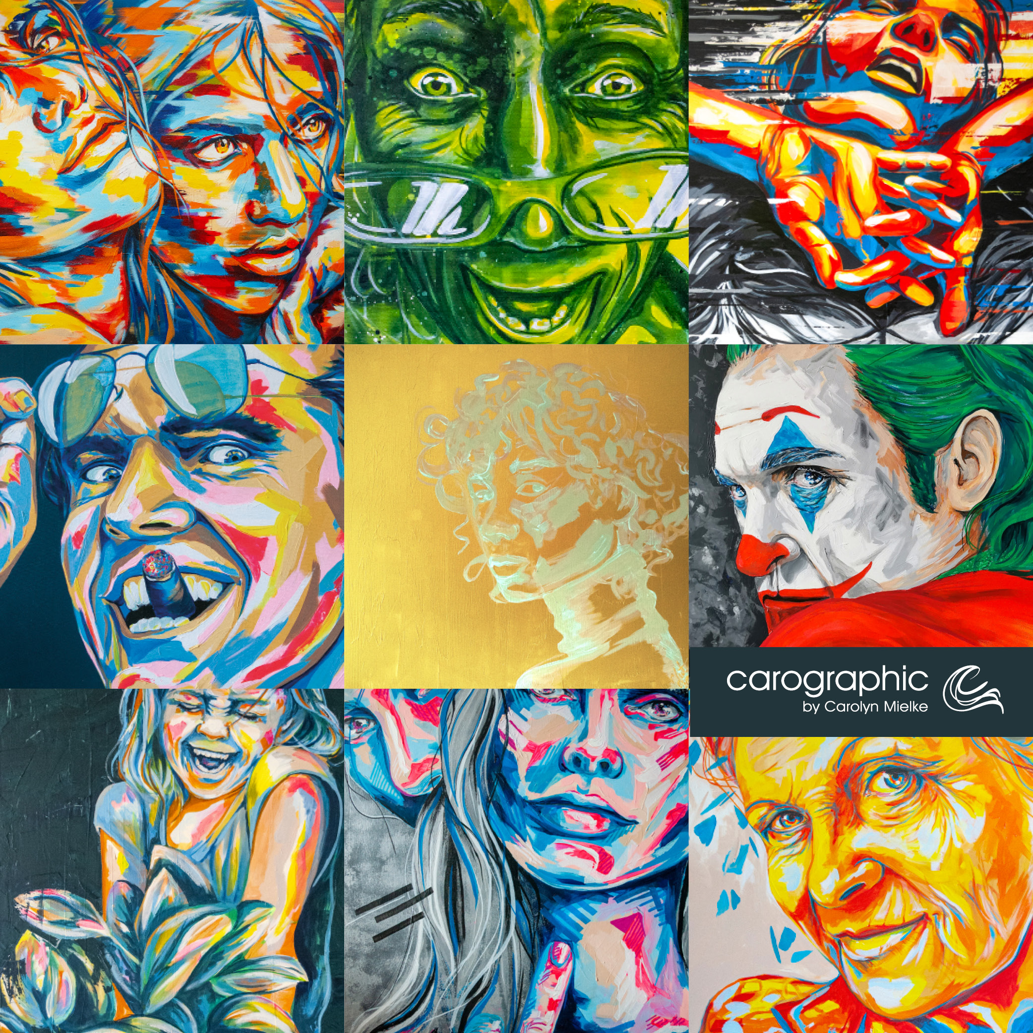 ART Malerei Porträts Popart Urbanart
@carographic by Carolyn Mielke

#contemporaryart #popart #expressiveportrait #art #popartportraits #colourful #faces #expressive #expressiveportraits #contemporaryportraits #carolyn_mielke #porträts #popartportraits #gemälde #artworks #portraitart #kunst #Künstler #expressive #expressiveart #abstractart #abstractportraits #artmadeingermany #bunt #faceart #malerei #femaleartist #Künsterlin #Originals #handgemacht #kunstkaufen #studioart #atelier #brandenburg