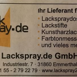 Lackspray.de GmbH in Emmerthal