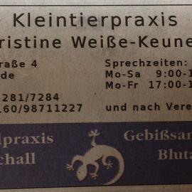 Weisse-Keuneke Christine Kleintierpraxis in Lügde