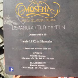 Eiscafe Gusto Mosena in Hameln