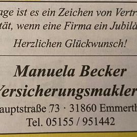Manuela Becker - Versicherungsmaklerin in Emmerthal
