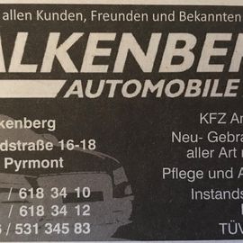 Falkenberg Automobile in Bad Pyrmont
