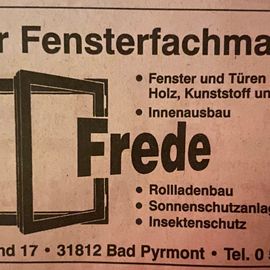 Frede Tischlerei und Bestattungen Inh. Ulrich Frede in Bad Pyrmont