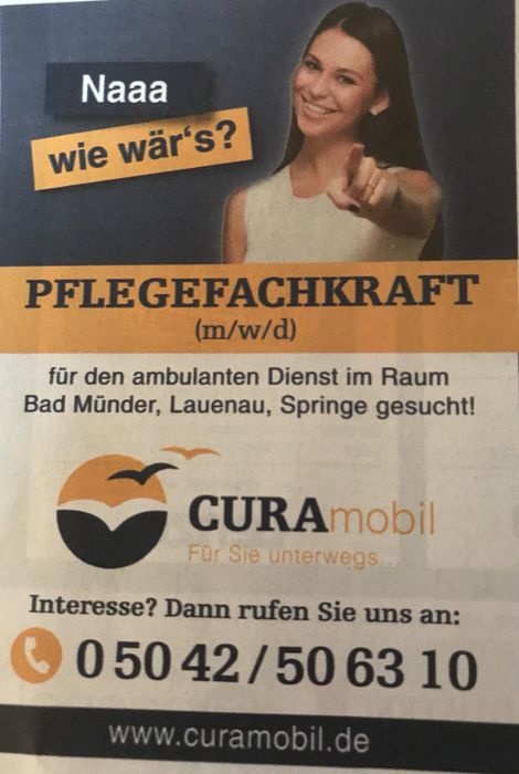 CURAmobil GmbH Häusliche Pflege u. Betreuung