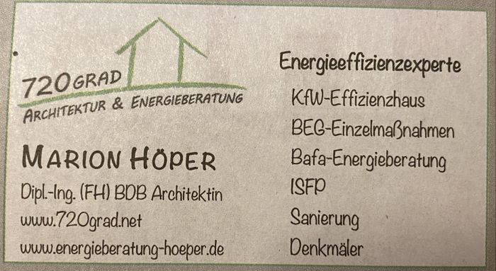 720 Grad Architektur & Energieberatung - Marion Höper