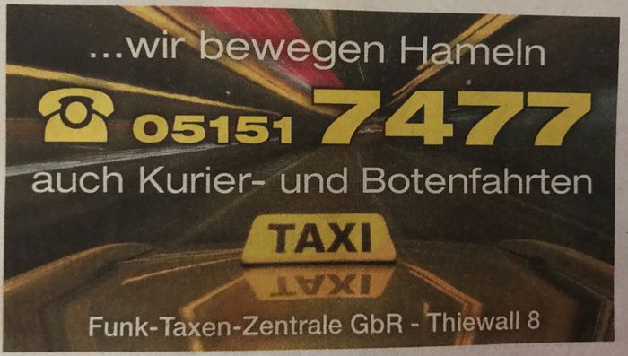 Nutzerbilder Funk-Taxenzentrale Hameln e.V.