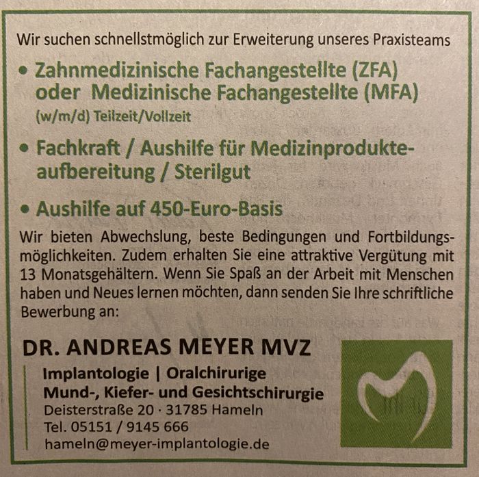 Dr. Andreas Meyer Oralchirurgie und Implantologie