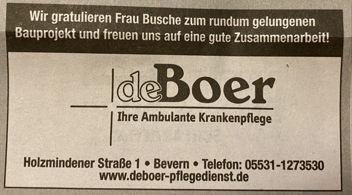 de Boer - Ihre Ambulante Krankenpflege