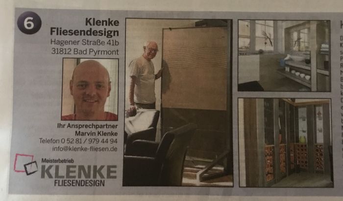 Klenke Fliesendesign GmbH Fliesenlegemeisterbetrieb