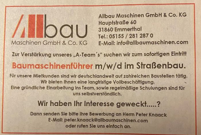 Allbau Maschinen GmbH & Co. KG