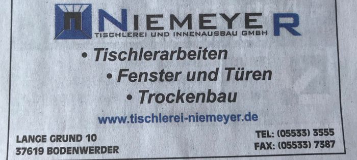 Niemeyer - Tischlerei und Innenausbau GmbH