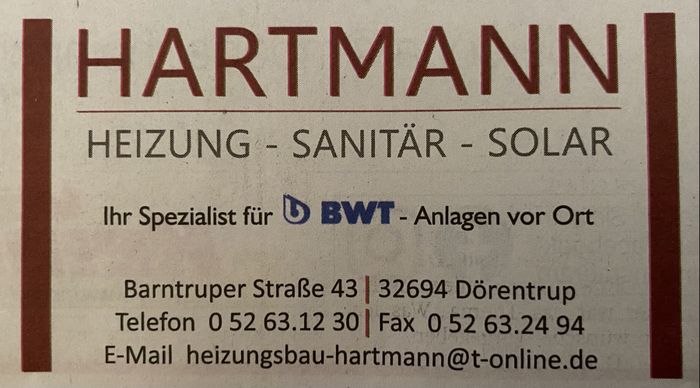Hartmann Heizungsbau GmbH