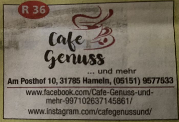 Cafe Genuss und mehr