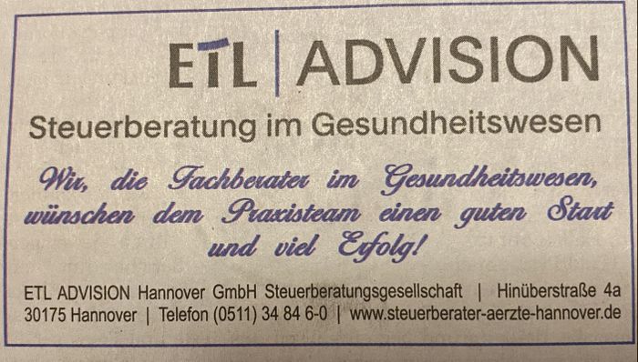 ETL ADVISION Hannover GmbH Steuerberatungsgesellschaft