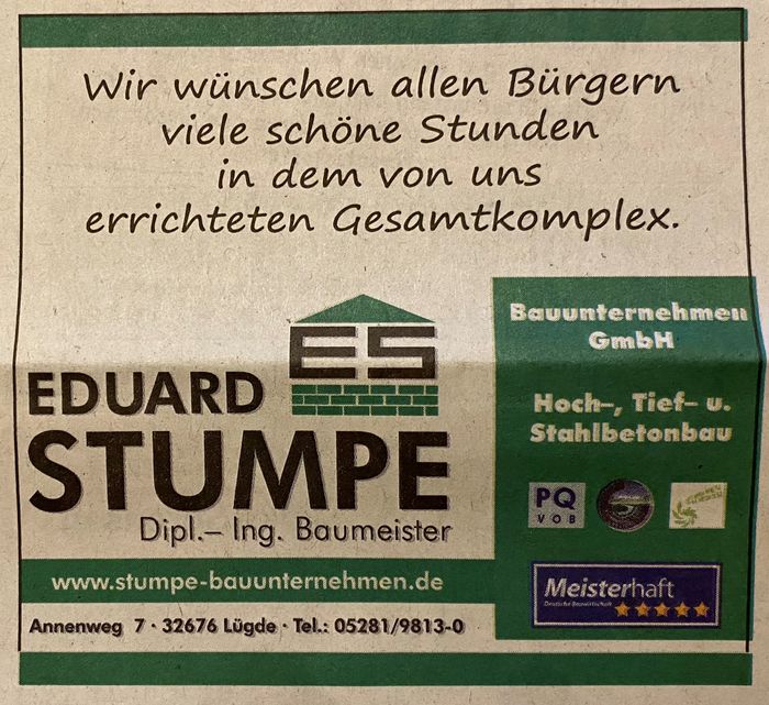 Stumpe Bau- und Stuckgeschäft GmbH, Eduard